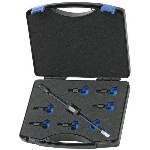 Jeu D'adaptateurs Filetés Avec Marteau à Coulisse 200 G 7 Pcs.