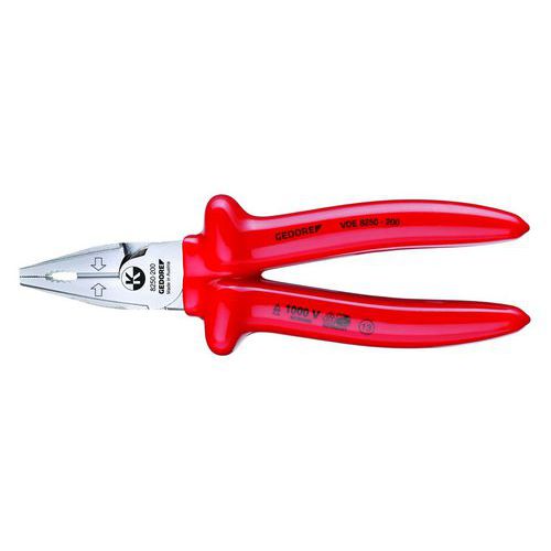 Vde Pince Combinée Avec Isolation Par Immersion 200 Mm