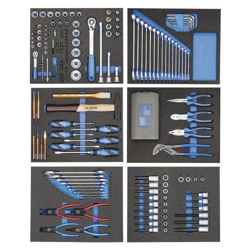 Jeu outils en modules 190 pièces TS-190 - Gedore Jeu outils en modules 190 pièces TS-190 - Gedore