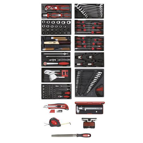 Jeu D'outils à Sertir Universels, 26 Pièces KS Tools 440.0300