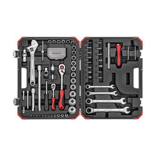 R46003097 Jeu De Clés à Douille 1/4 1/2 97 Pièces