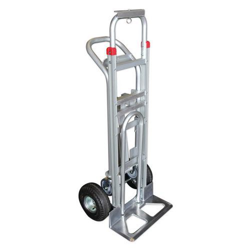 Diable chariot combiné 250kg et 350kg - 3 positions - Roues pneumatiques Diable chariot combiné 250kg et 350kg - 3 positions - Roues pneumatiques