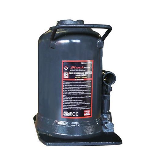 Cric Bouteille Double Vérin 12t