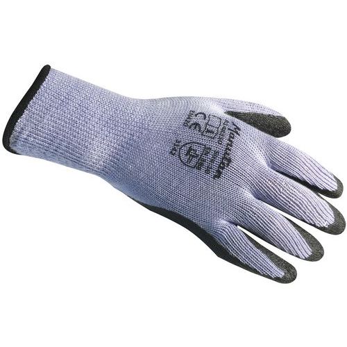 Gants De Manutention Tricotés Enduits Latex T10 Bleu/noir