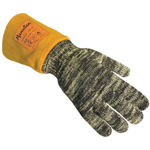 Gants anti chaleur 700BM15T avec manchette de protection (chaleur 100 °C)