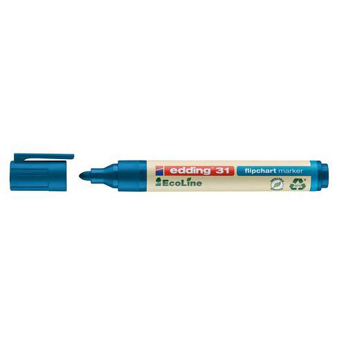 Marqueur Pour Chevalet Edding 31 Ecoline Bleu