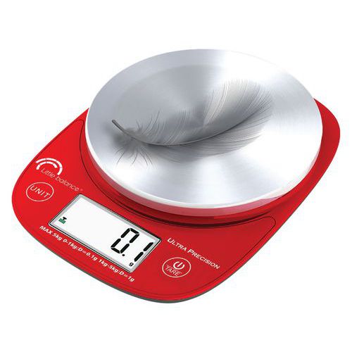 Balance Ultra Précision Inox Usb - Rouge