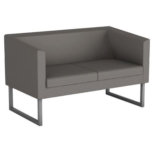 Canapé accueil en PVC 2 places Punto Canapé accueil en PVC 2 places Punto