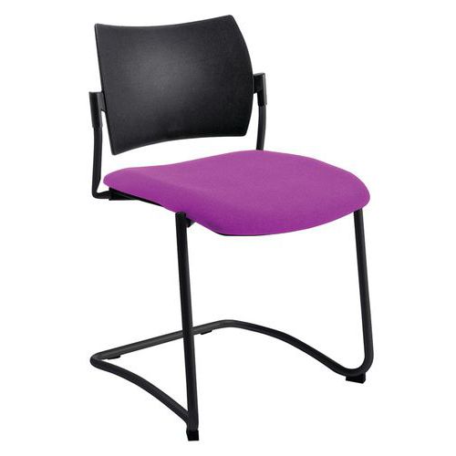 Chaise piètement noir Luge Chaise piètement noir Luge