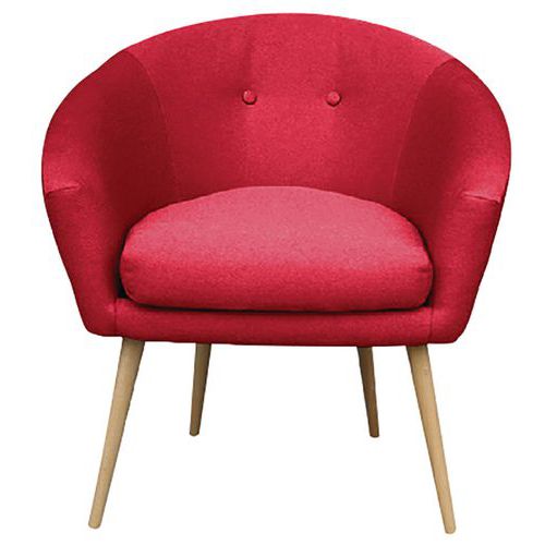 Fauteuil Armand - Structure En Particules Tissu