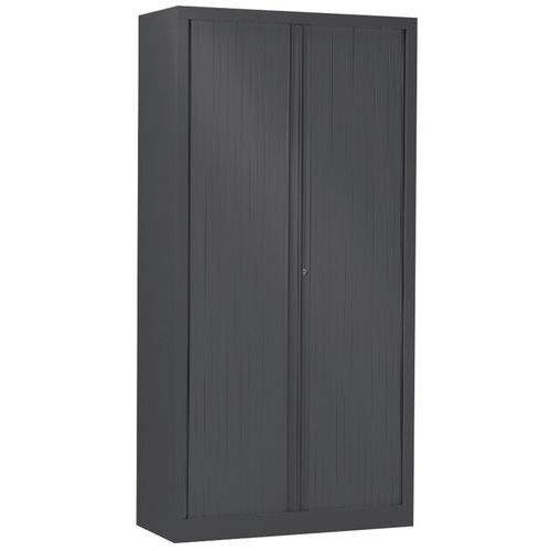 Armoire Métal Haute à Rideaux Ton Uni à Monter_lb05801n