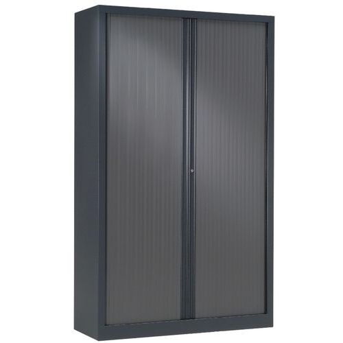 Armoire Métal Haute à Rideaux Ton Uni à Monter_lb05800r