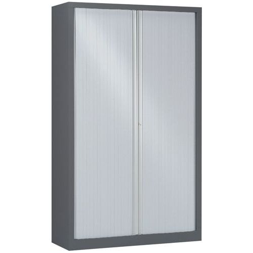 Armoire Métal Haute à Rideaux Ton Uni à Monter_lb05800r