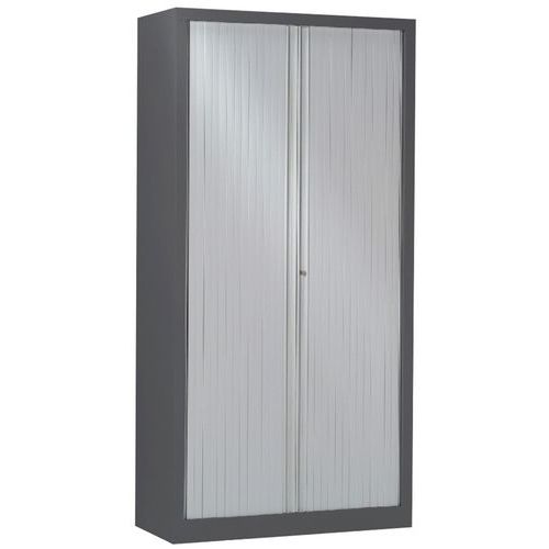 Armoire Métal Haute à Rideaux Ton Uni à Monter_lb05801n