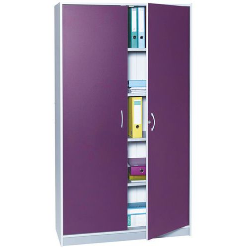Armoire De Bureau Portes Batta Aluminium Hauteur 185 Cm 9536