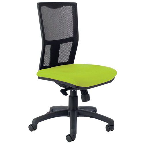 Siège Ritz Dos Résille Noire Chaise Avec Réglage Lomb. Anis