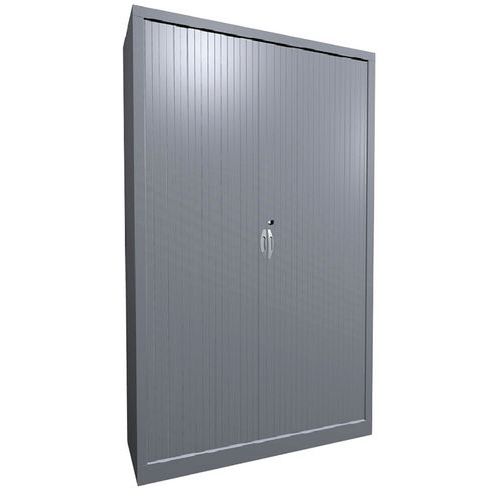 Armoire à Rideaux Classique L. 120 H. 198 Cm 2062 Alu/alu