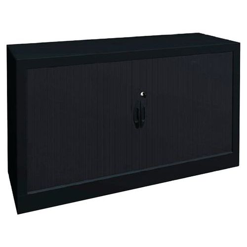 Armoire à Rideaux Classique L. 120cm H. 69cm 7016 Anthracite