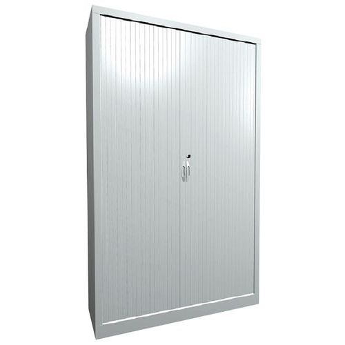 Armoire à Rideaux Classique L.120cm H.198cm 9328 Blanc/blc