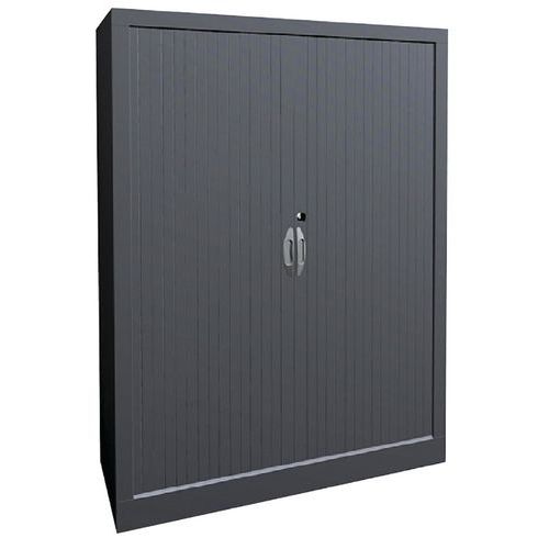 Armoire à Rideaux Classique L.80cm H.135cm 2062 Alu/alu