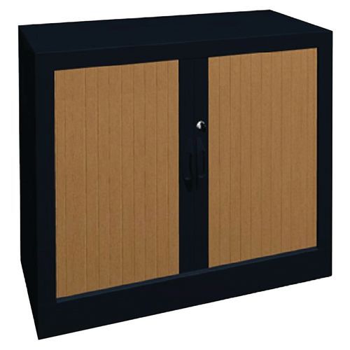 Armoire à Rideaux Classique L.80cm H.69cm 1781 Hêtre Et Anth