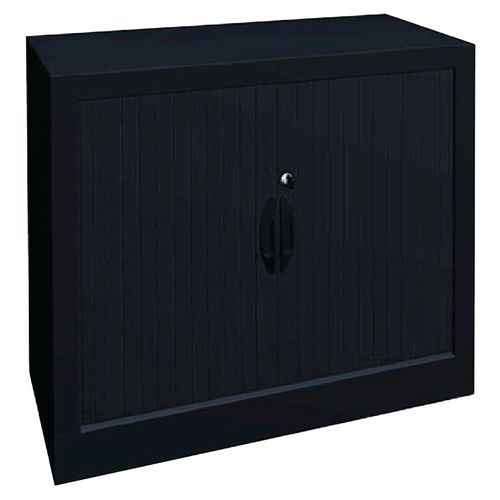 Armoire à Rideaux Classique L.80cm H.69cm 7016 Anthracite