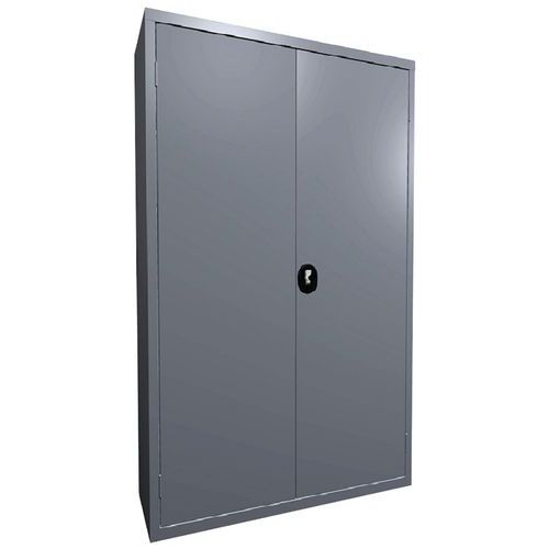 Armoire Porte Battantes Acial L.120cm H.198cm 9006 Alu