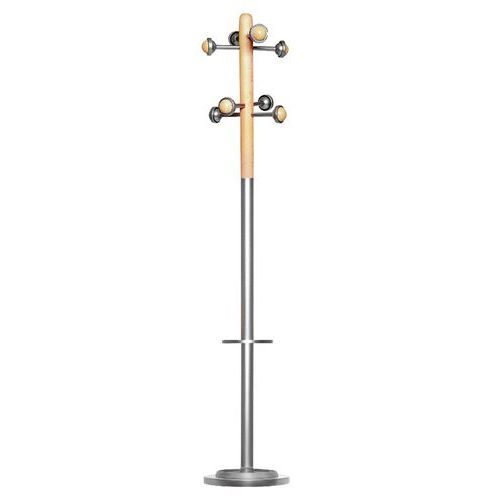 Porte Manteaux Sur Pieds Accueil Bois Hêtre Aluminium Unilux Manutanfr