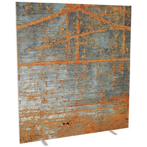 Cloison L. X H. X P. 160 X 174 X 39 Cm Décor Rouille