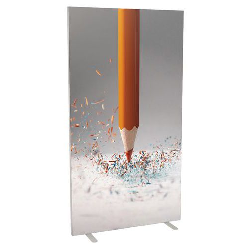 Cloison L. X H. X P. 94 X 174 X 39 Cm Décor Crayon Papier