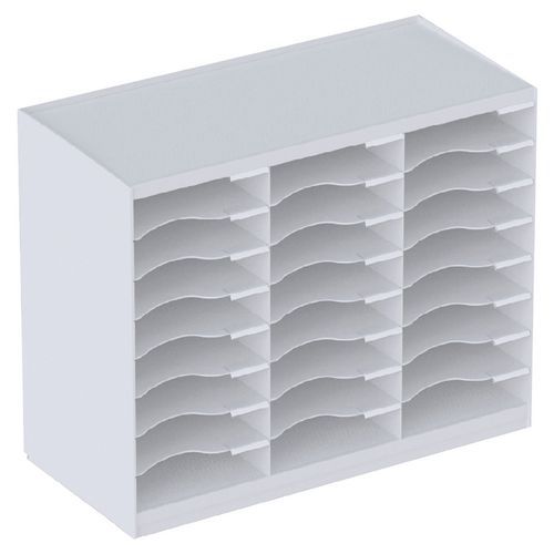 Trieur Monobloc 24 Cases Blanc Et Blanc