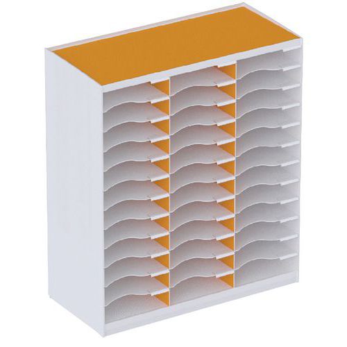 Trieurs 24 Et 36 Cases Blanc Et Orange