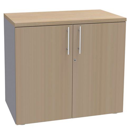 Armoire Phylos 2port. Batt. 1 Tablette H.72 Cm Chêne Clair