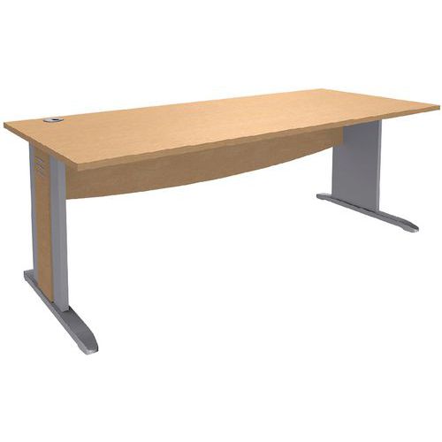 Bureau Classique Pieds Largeur 160 X 80 Cm T.1316