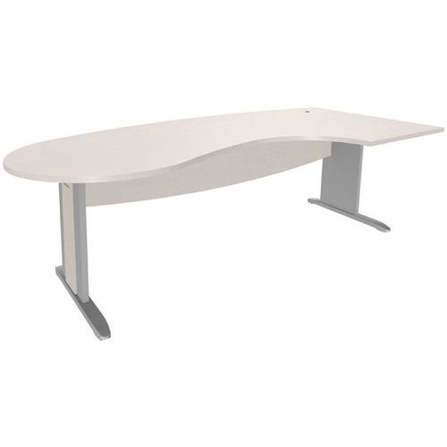 Bureau Convivial Pieds En Bois L À Droite T.2318