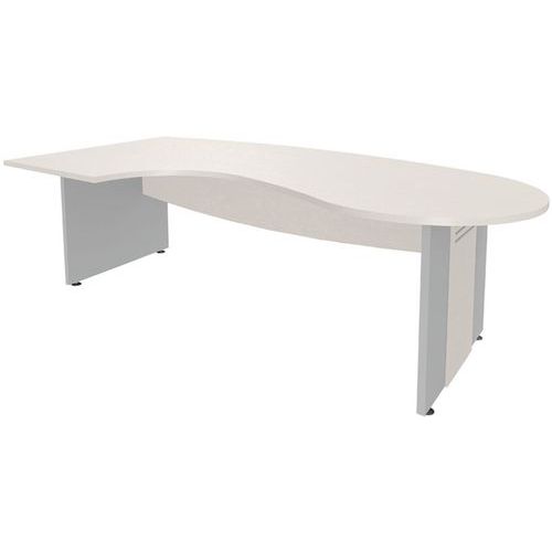 Bureau Convivial Pieds Panneaux Mélamine à Gauche T.2318