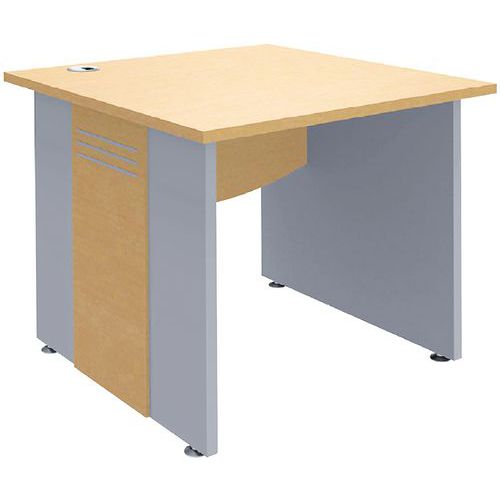 Bureau Pieds Panneaux Mélamine Longueur 80 Cm T.1316