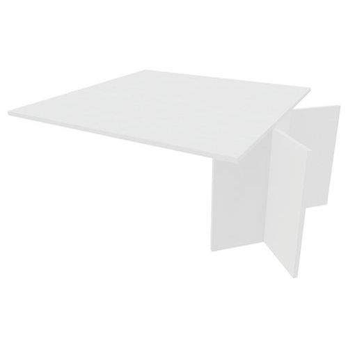 Extension 140 X 140 Cm Pour Table Ovale Blanc