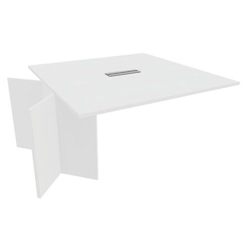 Extension 140x140 Table Ovale Avec 1 Boîtier Ã‰lectrique Blc