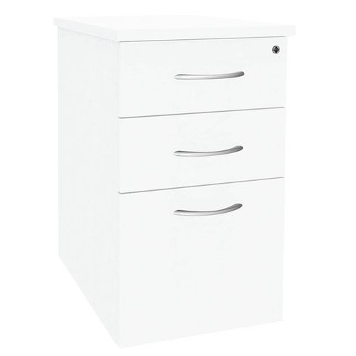 Le Caisson Hauteur Bureau 60 Cm T.2318 Blanc