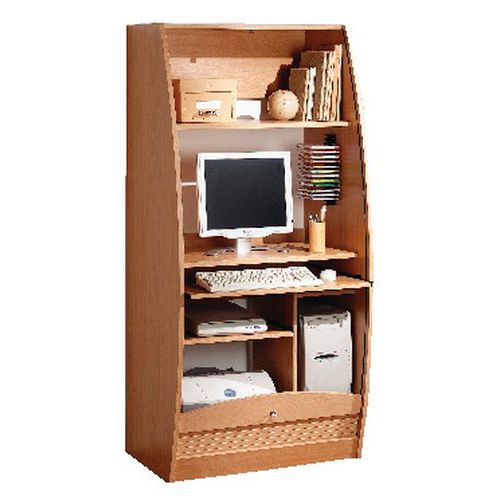 Meuble Multimedia Solo Largeur 80 Cm Hêtre
