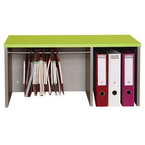 Module De Rangement Réhausse 80x38x41 Cm Aluminium Et Anis