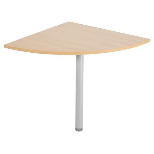 Simmob - Pied de bureau Mercure Blanc - Acier 72 cm - Renfort réglable, Éco-responsable
