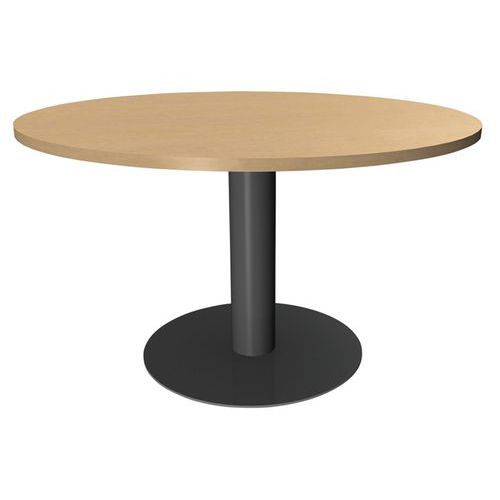Table Ronde Azari Pied Central Diamètre 100 Cm T.1315