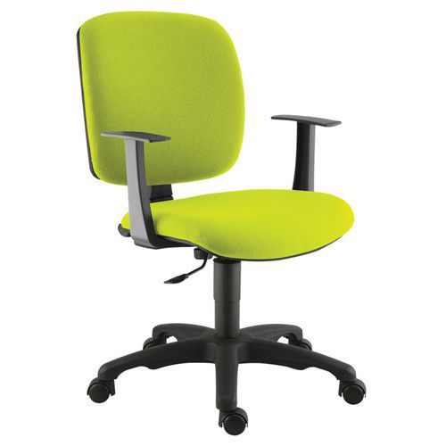 Chaise De Bureau Kaola Dossier Bas 188 Pistache