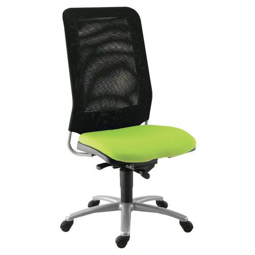 Chaise Diaz Contact Synchrone Pièt. Alu Assise 188 Pistache