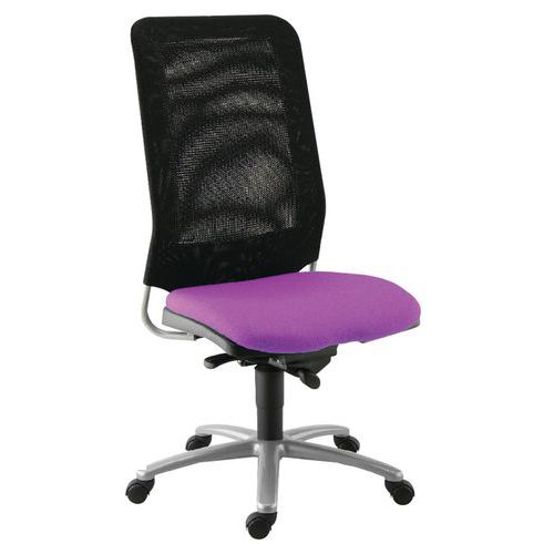 Chaise Diaz Contact Synchrone Pièt. Alu Assise 378 Magenta