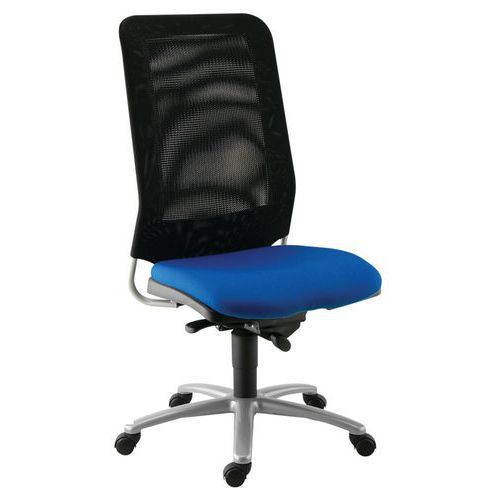 Chaise Diaz Contact Synchrone Pièt. Alu. Assise 0419 Bleu