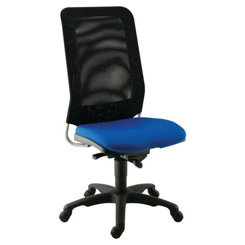 Chaise Diaz Contact Synchrone Pièt. Noir Assise 0419 Bleu