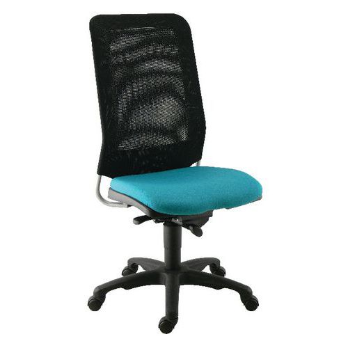 Chaise Diaz Contact Synchrone Pièt. Noir Assise 0646 Vert